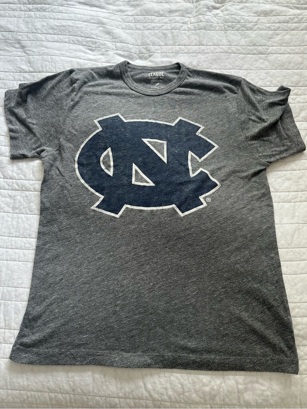 League Heather Gray North Carolina Graphic T-Shirt